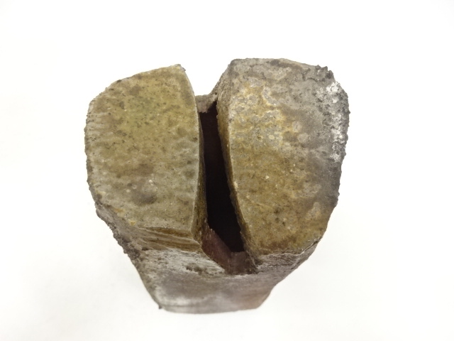  備前焼　備前陶苑造　花入